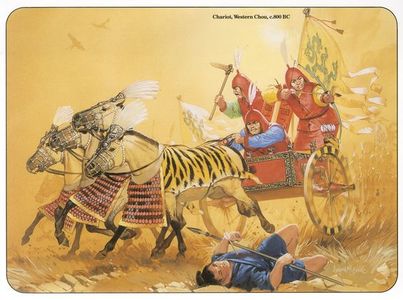 Cuadriga dinastía Zhou